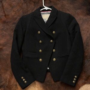 Banana Republic Black Blazer with Gold Buttons